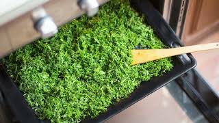 Drying your herbs with an oven