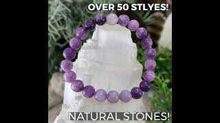 Mala Bracelets up to 50% Off #crystals #crystal #spiritualhealing #shorts